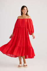 Grenadine Dress - Red