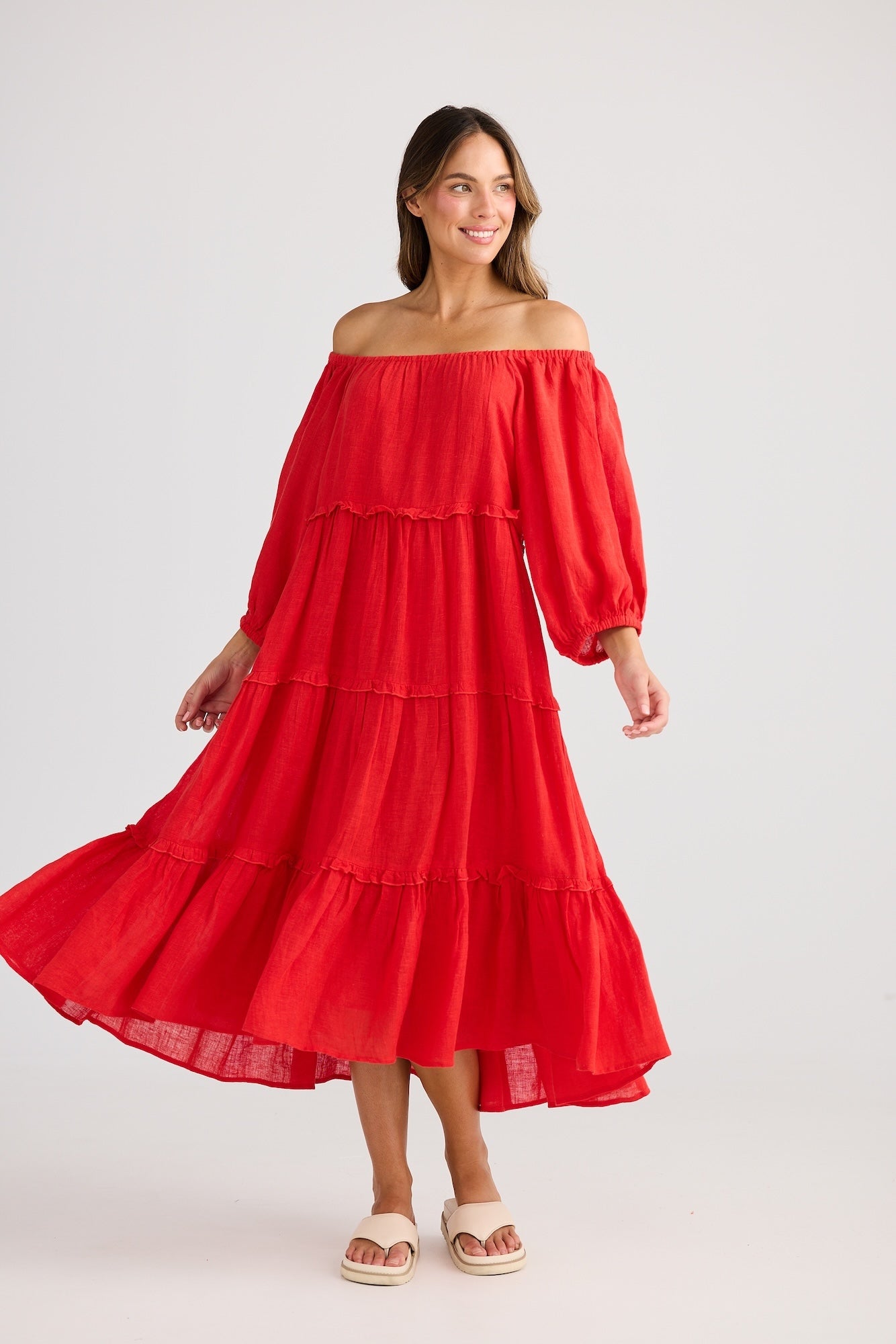 Grenadine Dress - Red