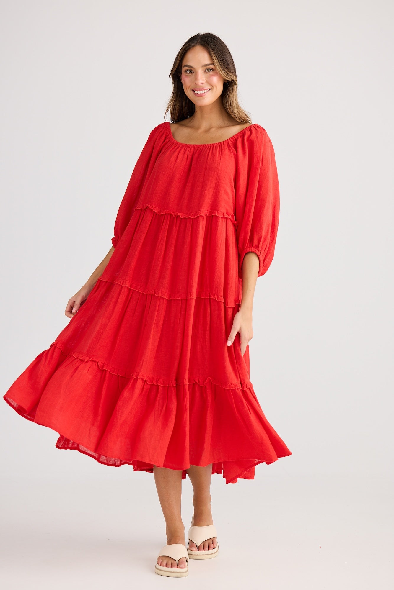 Grenadine Dress - Red