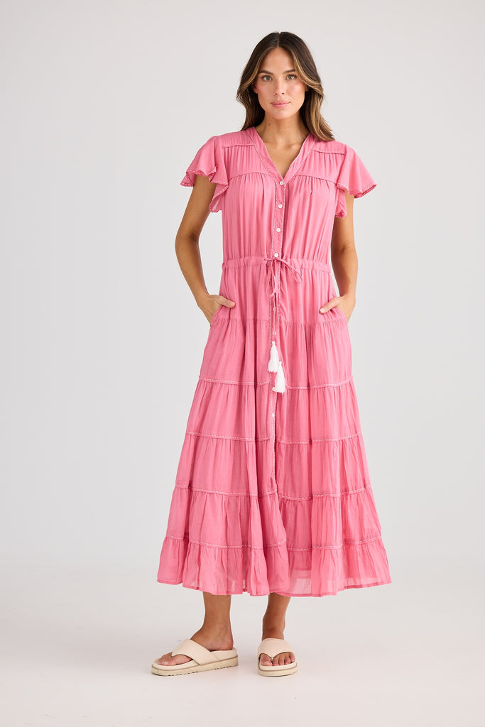 Delilah Dress - Cosmo Pink