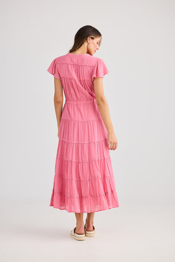 Delilah Dress - Cosmo Pink