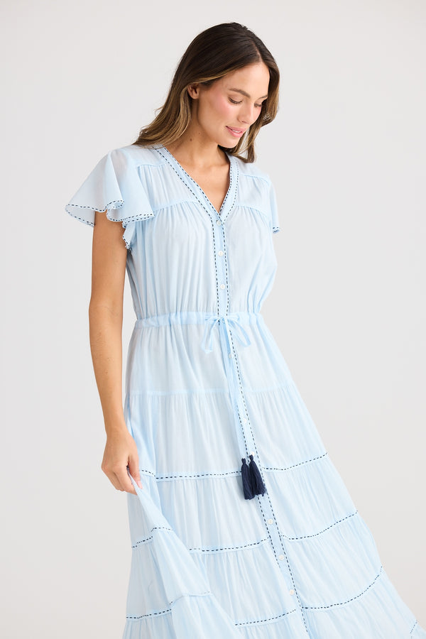 Delilah Dress - Ice Blue