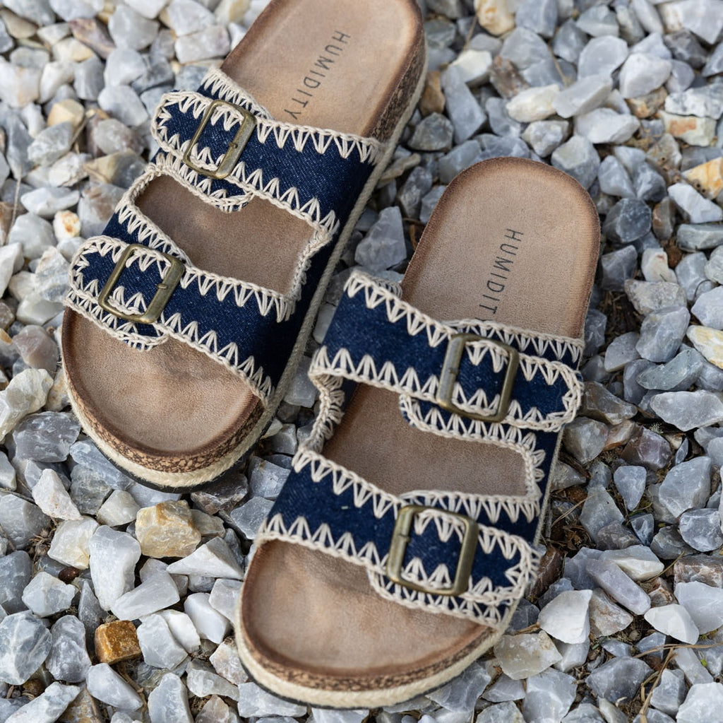 Wanderer Slide - Denim