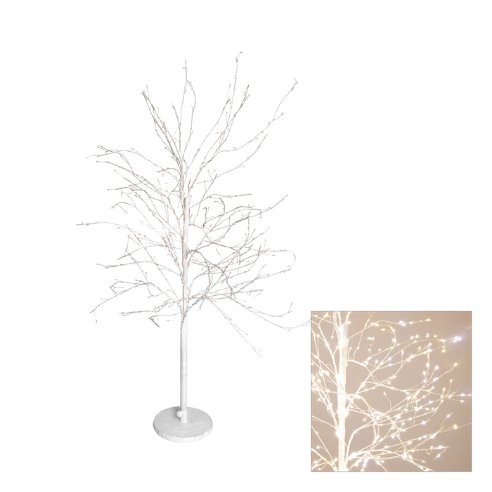 Stockholm 600 LED Tree - White 120cm