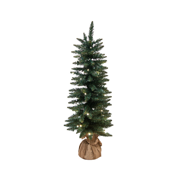 Burlap LED Tree 90cm With 50 Lights