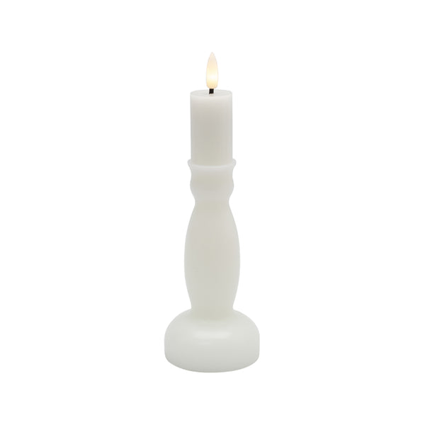 Flicka LED Candlestick - White