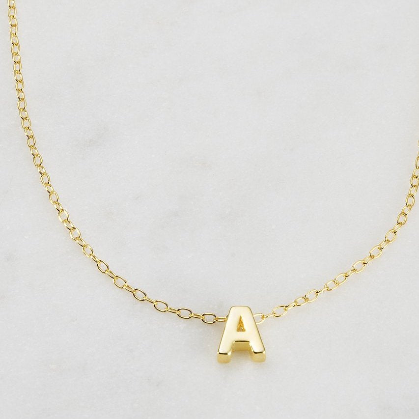 Gold Letter Necklace