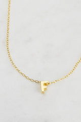 Gold Letter Necklace