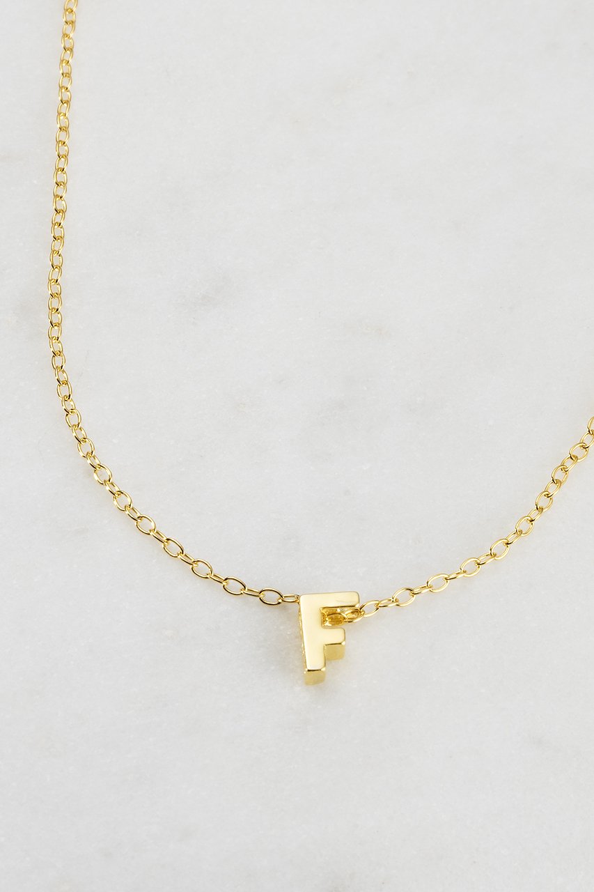 Gold Letter Necklace