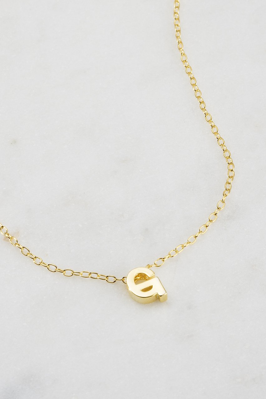 Gold Letter Necklace