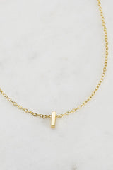 Gold Letter Necklace