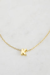 Gold Letter Necklace