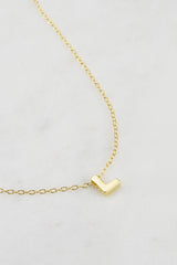 Gold Letter Necklace