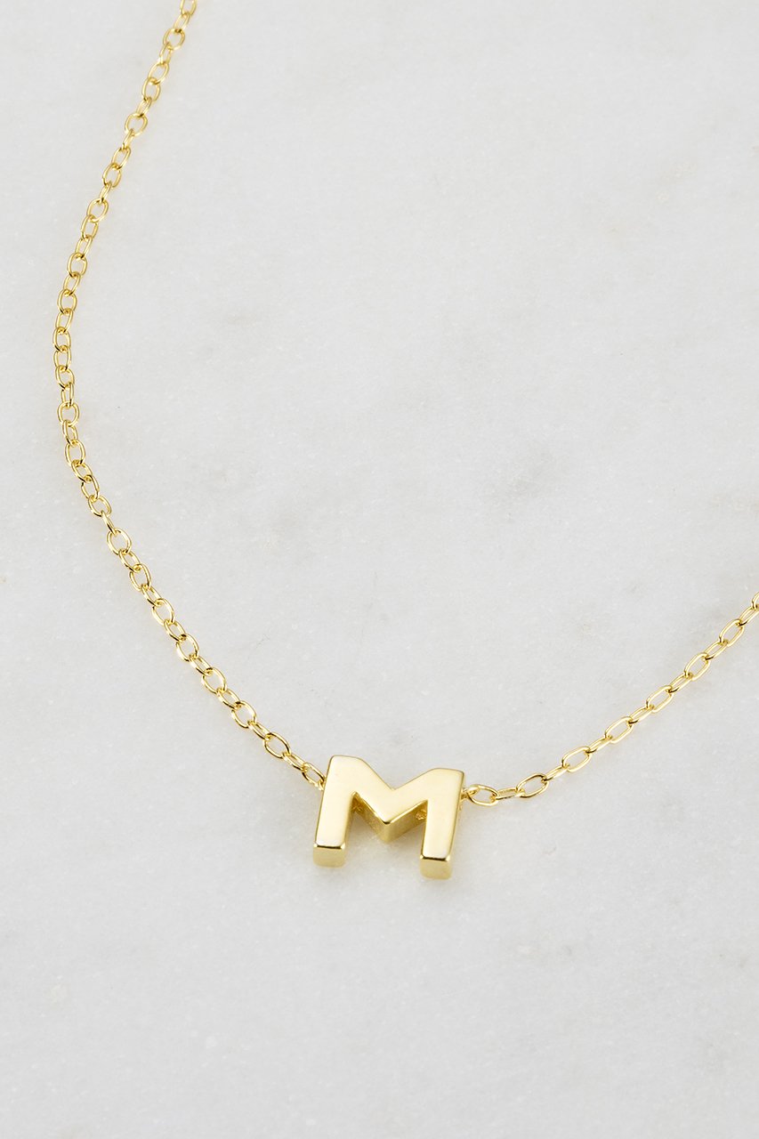 Gold Letter Necklace