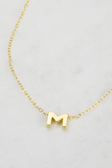 Gold Letter Necklace