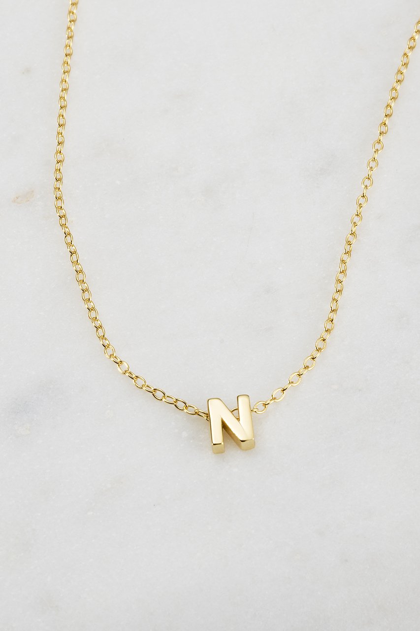 Gold Letter Necklace