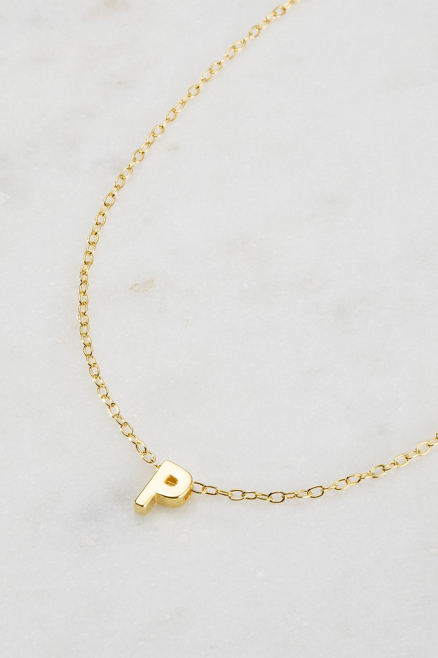 Gold Letter Necklace