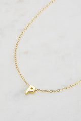 Gold Letter Necklace