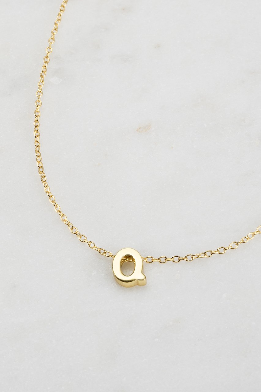Gold Letter Necklace