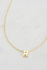 Gold Letter Necklace