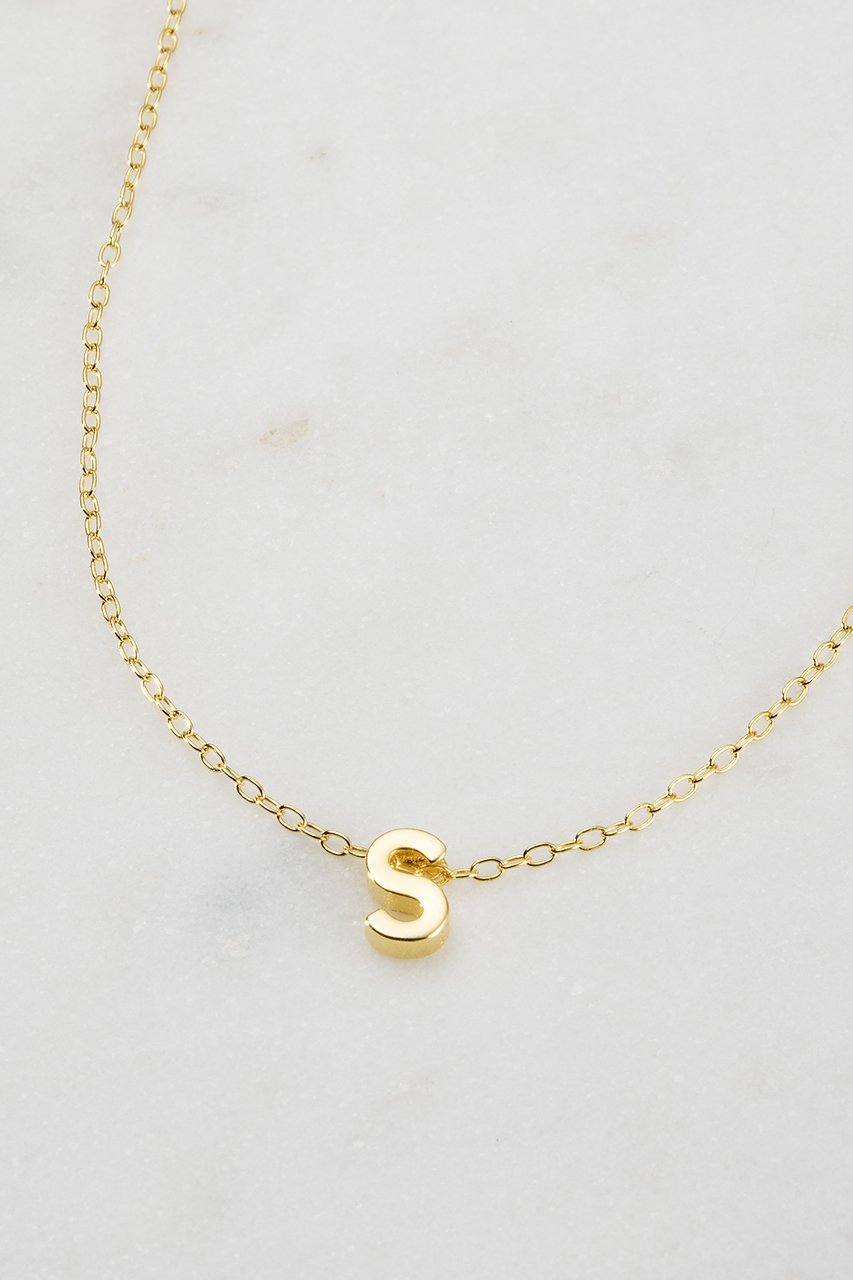 Gold Letter Necklace