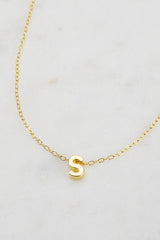 Gold Letter Necklace