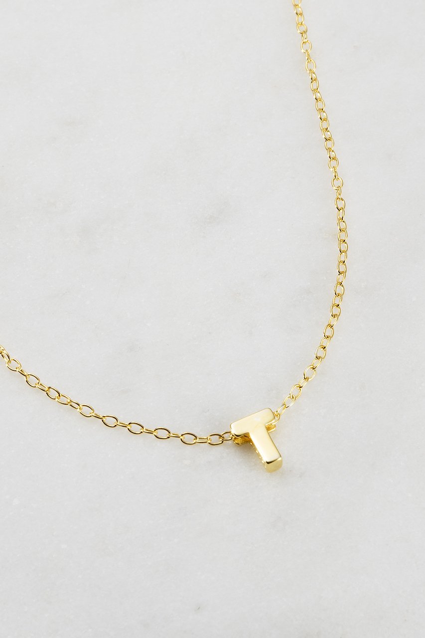 Gold Letter Necklace