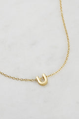 Gold Letter Necklace