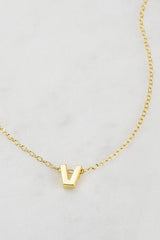 Gold Letter Necklace