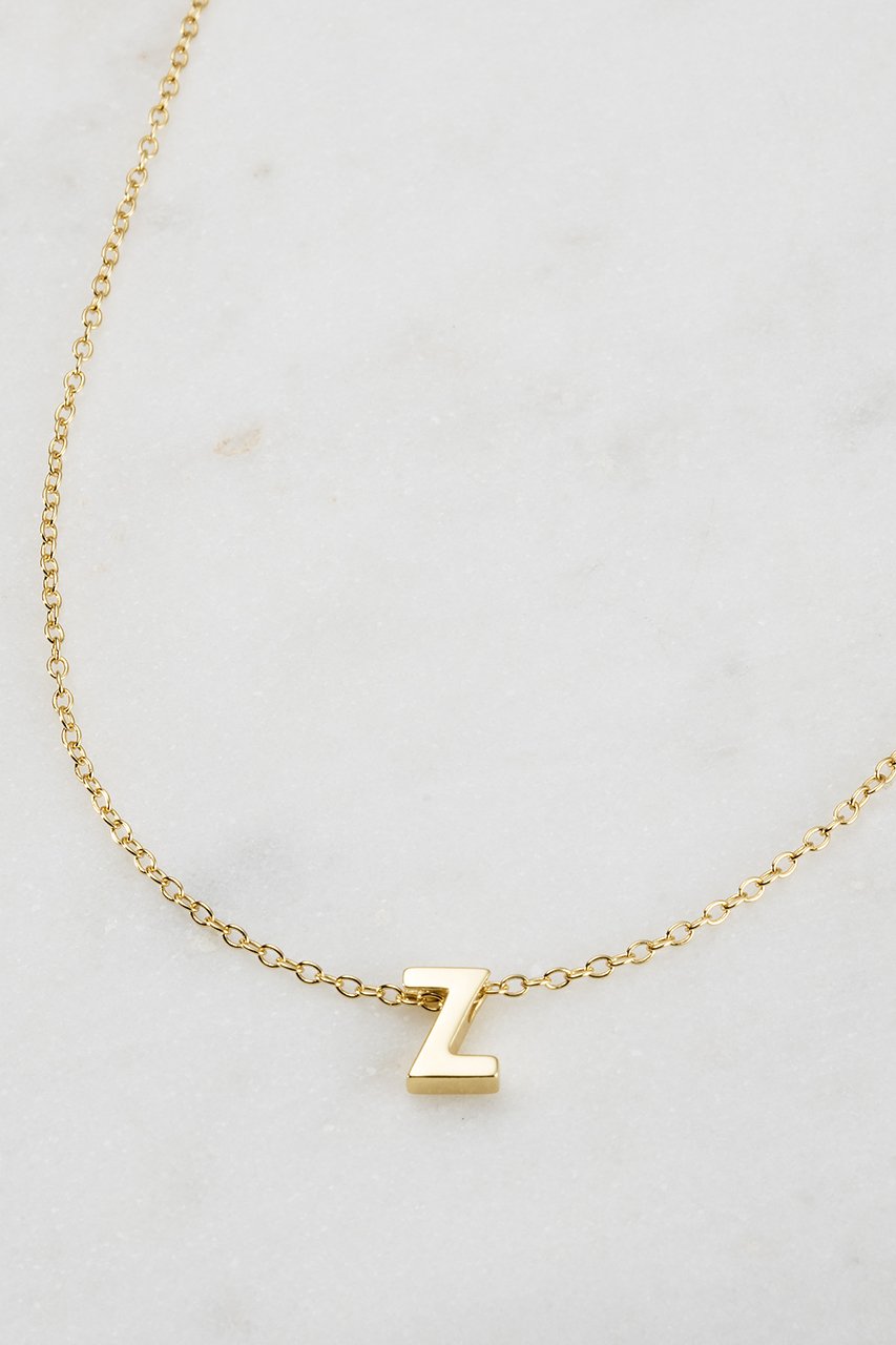 Gold Letter Necklace
