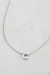 Silver Letter Necklace