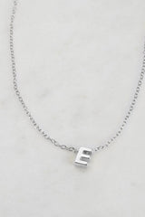 Silver Letter Necklace