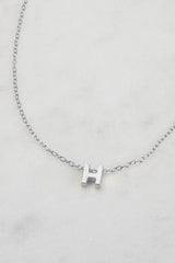 Silver Letter Necklace