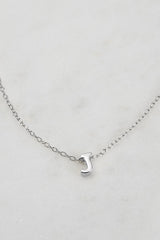 Silver Letter Necklace