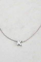 Silver Letter Necklace