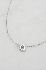Silver Letter Necklace