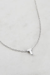 Silver Letter Necklace
