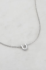 Silver Letter Necklace