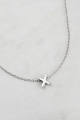 Silver Letter Necklace