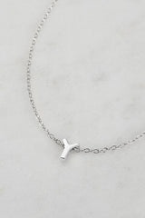 Silver Letter Necklace