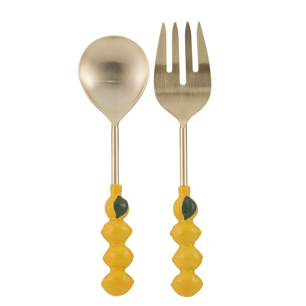 Capri Lemon Salad Servers