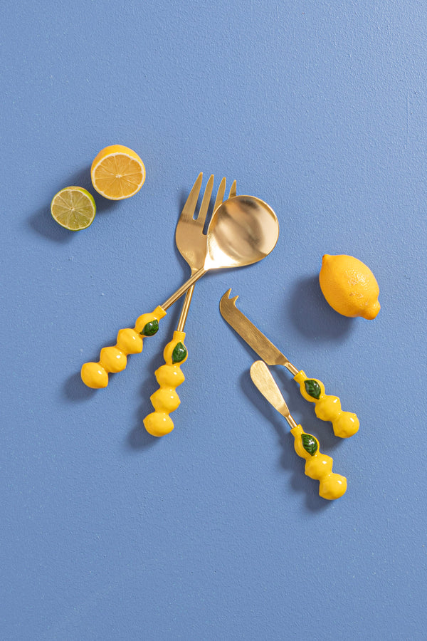 Capri Lemon Salad Servers