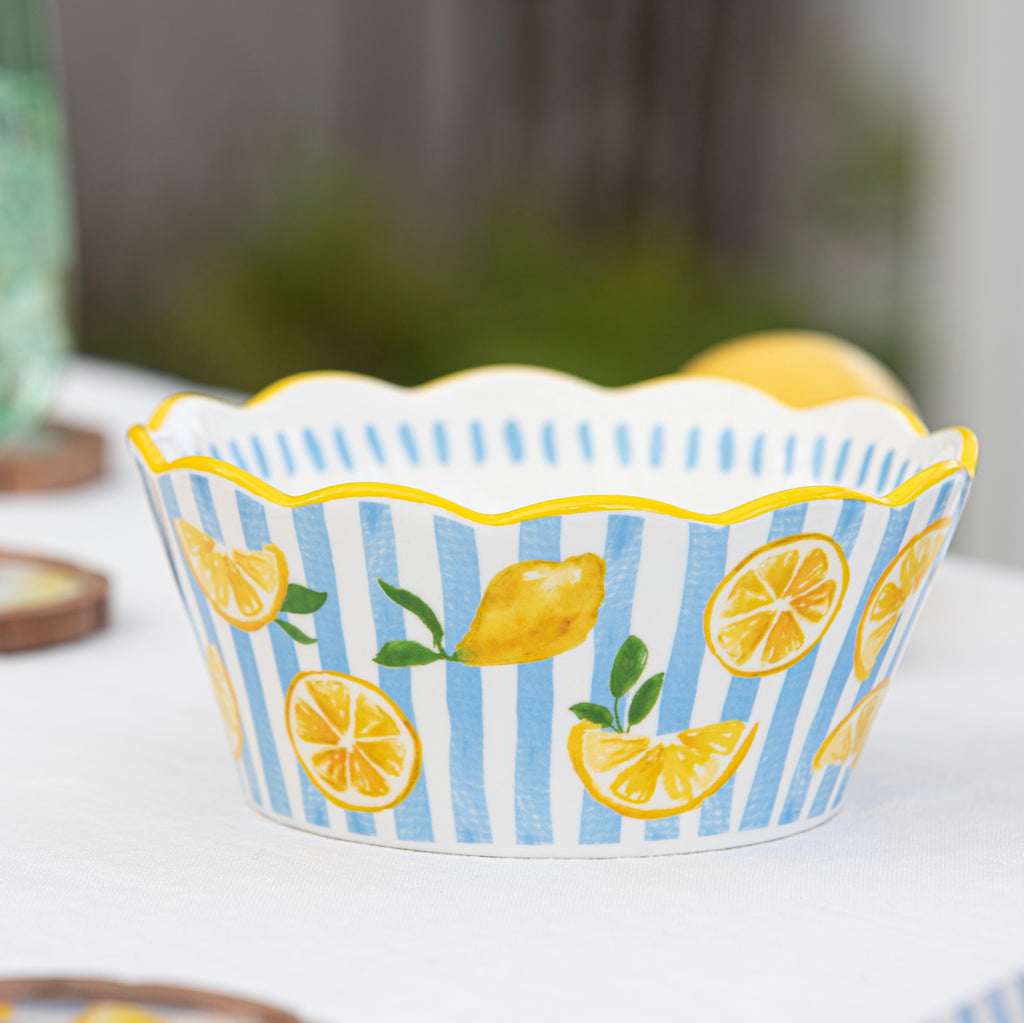 Capri Lemon Scallop Bowl