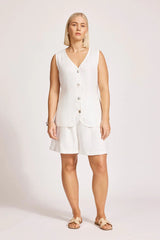 Miramar Vest - White