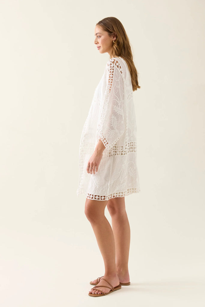 Oline Lace Kimono One Size -