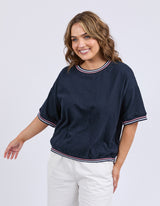 Faye S/S Sweat - Dark Sapphire