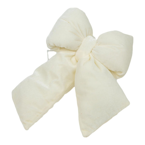 Velvet Bow - Cream