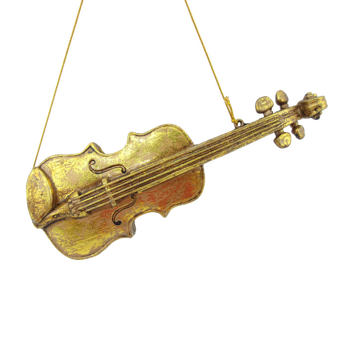 Ornament Violin - Gold
