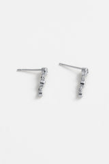 Abby Earring - Silver/Clear