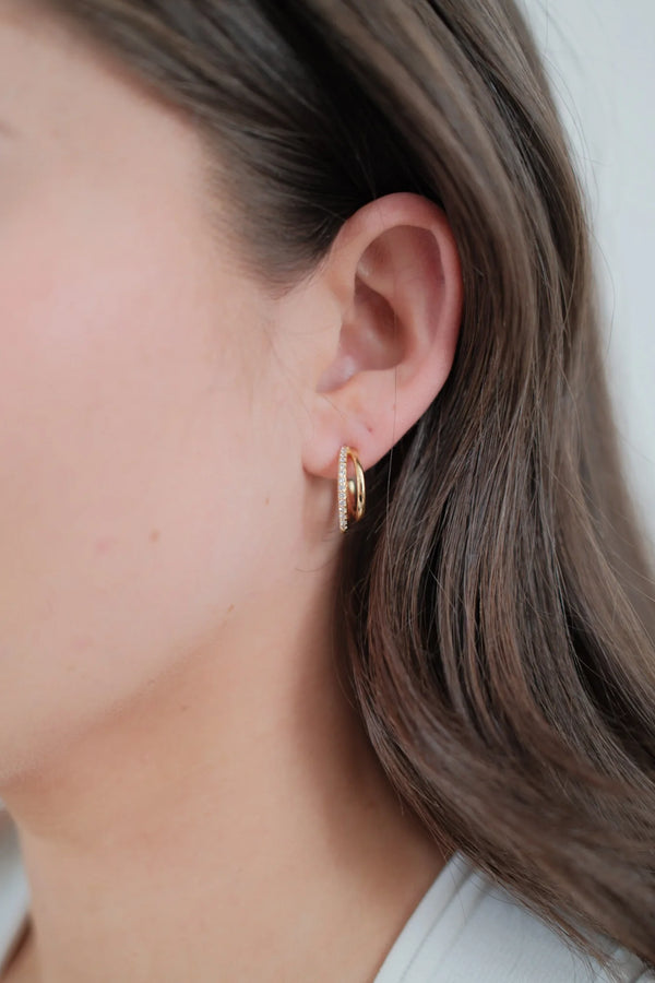 Celeste Hoop - Gold